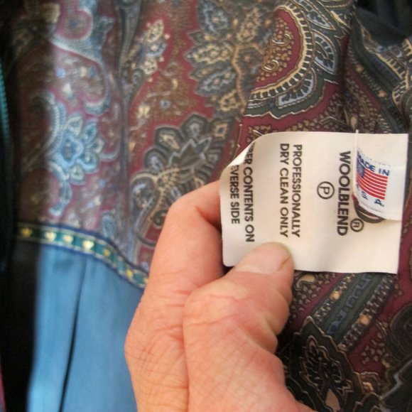 VINTAGE Mackintosh Authentic RED & Green Wool 12 - Picture 9 of 12